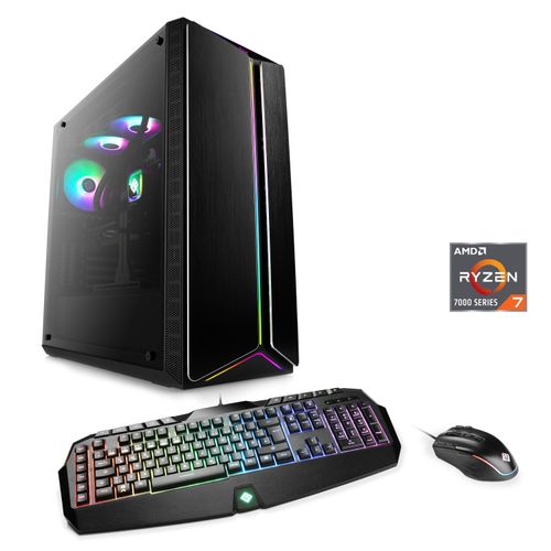 4061474188744 - CSL Gaming-PC Aqueon A77320 Extreme Edition Computer Gr Microsoft Windows 11 Home (64 Bit) 32 GB RAM 1000 GB SSD schwarz Gaming PCs