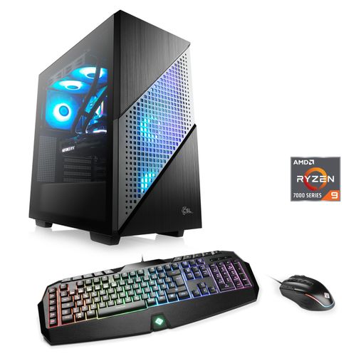 4061474189994 - CSL Gaming-PC Aqueon A99304 Extreme Edition Computer Gr Windows 11 Home64bit 64 GB RAM 4000 GB SSD schwarz Gaming PCs