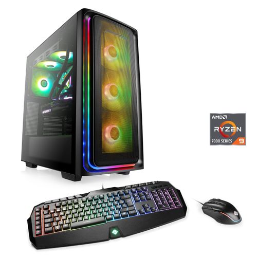 4061474191201 - CSL Gaming-PC Aqueon A99373 Extreme Edition Computer Gr Windows 11 Home64bit 32 GB RAM 2000 GB SSD schwarz Gaming PCs