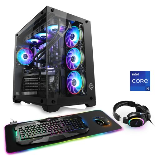 4061474196343 - CSL Gaming-PC Aqueon C94241 Extreme Edition Computer Gr Microsoft Windows 11 Home (64 Bit) 64 GB RAM 2000 GB SSD schwarz Gaming PCs