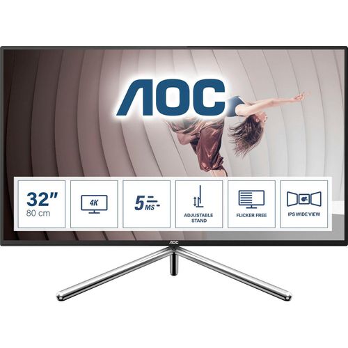 4038986116749 - U32U1 - LED-Monitor - 80 cm (315) - 3840 x 2160 4K - IPS - 600 cd m² - 13001 - 5 ms - 2xHDMI DisplayPort USB-C - Lautsprecher - Schwarz Silber