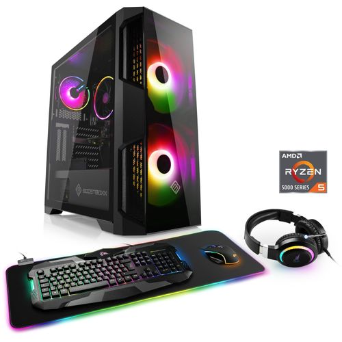 4061474171173 - CSL Gaming-PC RGB Edition V28714 Computer Gr Microsoft Windows 11 Home (64 Bit) 16 GB RAM 1000 GB SSD schwarz Gaming PCs