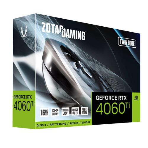 4895173627378 - Grafikkarte Nvidia GeForce RTX 4060 Ti Twin Edge 16 GB GDDR6-RAM PCIe x8 HDMI® DisplayPort NVIDIA G-Sync