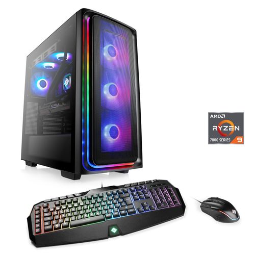 4061474191317 - CSL Gaming-PC Aqueon A99317 Extreme Edition Computer Gr Windows 11 Home64bit 64 GB RAM 4000 GB SSD schwarz Gaming PCs