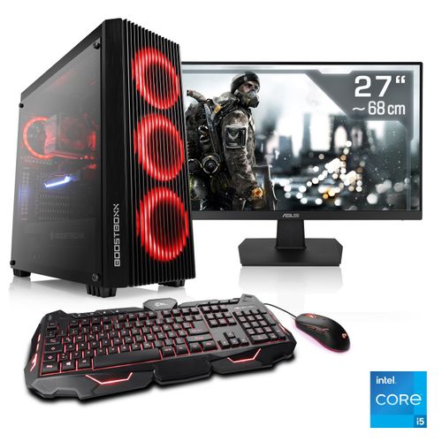 4061474165295 - F (A bis G) CSL Gaming-PC-Komplettsystem Speed V25135 Computer-Komplettsysteme Gr Microsoft Windows 11 Home (64 Bit) 16 GB RAM 1000 GB SSD schwarz PC Sets