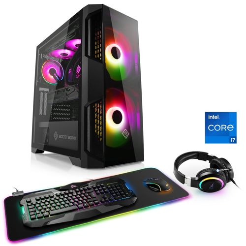 4061474183695 - CSL Gaming-PC HydroX V27318 Computer Gr Microsoft Windows 11 Home (64 Bit) 32 GB RAM 1000 GB SSD schwarz Gaming PCs