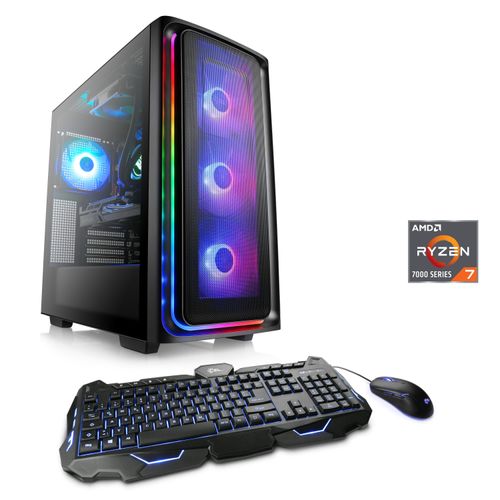 4061474185972 - CSL Gaming-PC HydroX V28371 Computer Gr Microsoft Windows 11 Home (64 Bit) 32 GB RAM 2000 GB SSD schwarz Gaming PCs