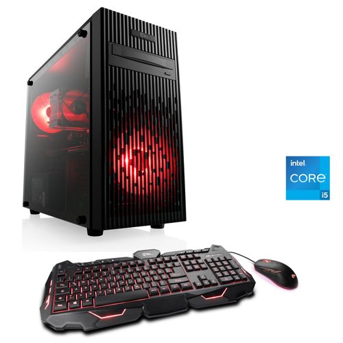 4061474183626 - CSL Gaming-PC Speed V25151 Computer Gr Microsoft Windows 11 Home (64 Bit) 16 GB RAM 1000 GB SSD schwarz Gaming PCs