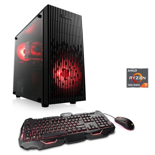 4061474184821 - CSL Gaming-PC Sprint V28613 Computer Gr Microsoft Windows 11 Home (64 Bit) 16 GB RAM 1000 GB SSD schwarz Gaming PCs