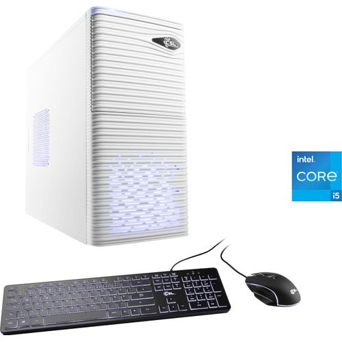 4061474160344 - CSL PC Speed V25811 Computer Gr Microsoft Windows 11 Home (64 Bit) 8 GB RAM 500 GB SSD weiß Einzel-PCs