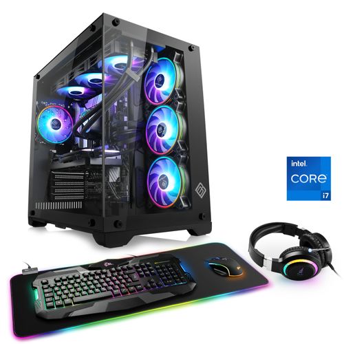 4061474195919 - CSL Gaming-PC Aqueon C77282 Extreme Edition Computer Gr Microsoft Windows 11 Home (64 Bit) 64 GB RAM 2000 GB SSD schwarz Gaming PCs