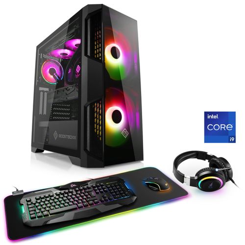 4061474183725 - CSL Gaming-PC HydroX V29341 Computer Gr Microsoft Windows 11 Home (64 Bit) 32 GB RAM 2000 GB SSD schwarz Gaming PCs