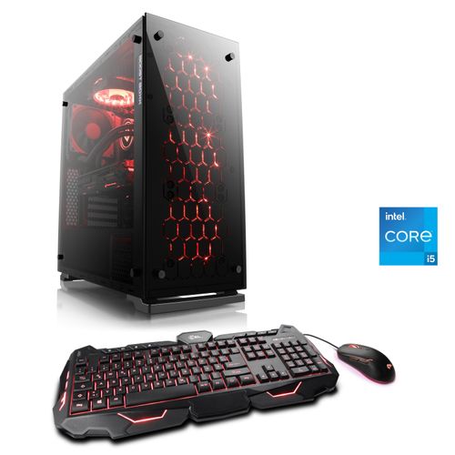 4061474165509 - CSL Gaming-PC HydroX V25120 Computer Gr Microsoft Windows 11 Home (64 Bit) 16 GB RAM 1000 GB SSD schwarz Gaming PCs