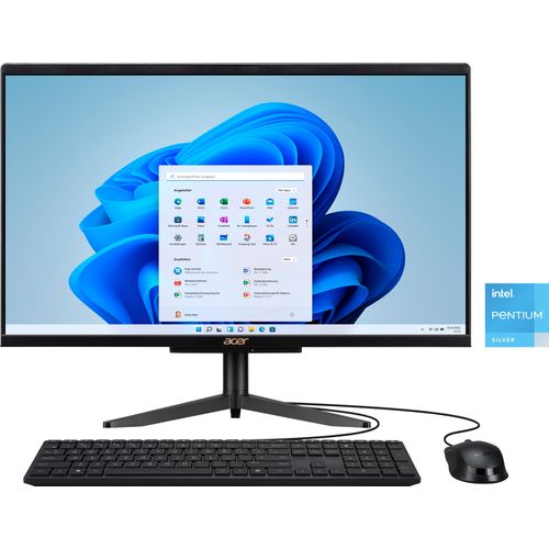 4710886899914 - ACER All-in-One PC Aspire C24-1600 Computer Gr Microsoft Windows 11 Home (64 Bit) 8 GB RAM 512 GB SSD schwarz All in One PC