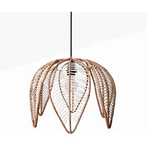 8435427142712 - Barcelona Led - Rattan-Pendelleuchte in Form einer Blume intan Farbe Schwarz - Schwarz