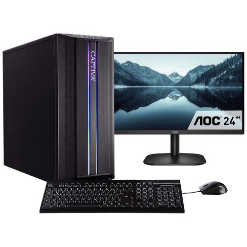 4046373693858 - E (A bis G) CAPTIVA Business-PC-Komplettsystem Power Starter R69-385 TFT Bundle Computer-Komplettsysteme Gr Microsoft Windows 11 Home (64 Bit) 16 GB RAM 500 GB SSD schwarz PC Sets