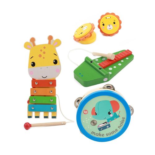 8714627009293 - - Holz-Musikinstrumente 5 Stück Kinderinstrumente Kinderspielzeug 8714627009293 - - Holz-Musikinstrumente 5 Stück Kinderinstrumente Kinderspielzeug