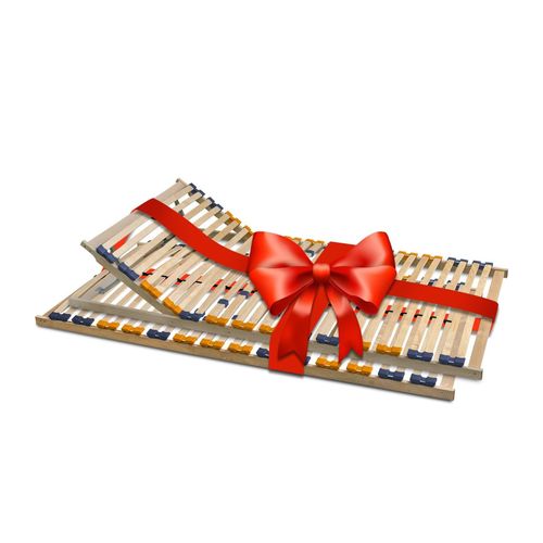 4260360013621 - 2er Set Lattenrost für Partner multira 7-Zonen 28 Leisten Kopfteil verstellbar 100x200 cm Selbstmontage - natur - Coemo 4260360013621 - 2er Set Lattenrost für Partner multira 7-Zonen 28 Leisten Kopfteil verstellbar 100x200 cm Selbstmontage - natur - Coemo