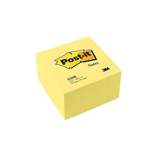 3134375231626 - POST-IT Haftnotizen 653 Würfel 76 x 76 mm selbsthaftend wiederablösbar cellophanfrei verpackt 450 Blatt gelb 3134375231626 - POST-IT Haftnotizen 653 Würfel 76 x 76 mm selbsthaftend wiederablösbar cellophanfrei verpackt 450 Blatt gelb