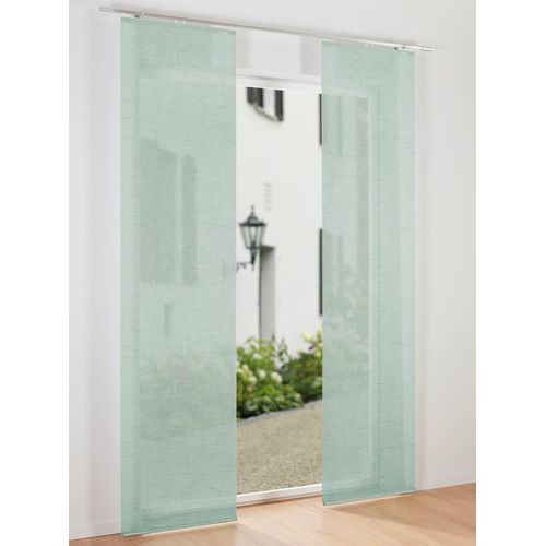4056751501248 - Schiebegardine HEINE HOME Gr 3 grün (salbei) B60cm H225cm Polyester Gardinen 4056751501248 - Schiebegardine HEINE HOME Gr 3 grün (salbei) B60cm H225cm Polyester Gardinen