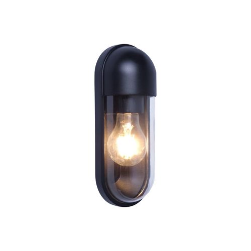 5201769111975 - Außenwandlampe Cap schwarz Höhe 24 cm