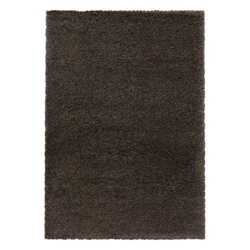 4058819102268 - Hochflor-Teppich AYYILDIZ TEPPICHE FLUFFY 3500 Teppiche Gr B L 160 cm x 230 cm 50 mm 1 St braun Esszimmerteppiche Langflor Shaggy uni robust auch in rund erhältlich Wohnzimmer