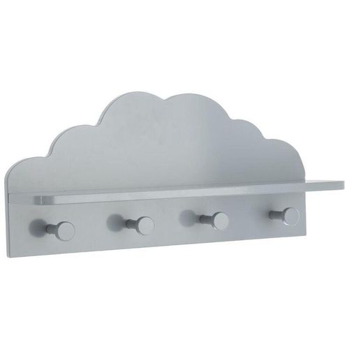 3560238908204 - Atmosphera - cloud Regalbrett mit 4 Haken perfekt für Kinderzimmer 48 x 22 x 12 cm