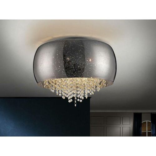 8435435320768 - Schuller Lighting - Schuller Caelum - 6 Light Crystal Flush Deckenleuchte Chrom G9