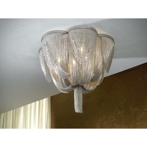 8435435311346 - Schuller Lighting - Schuller Minerva - 6 Light Flush Deckenleuchte Nickel G9