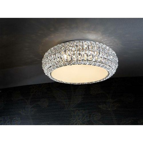 8435435305130 - Schuller Diamond - 6 Light Crystal Flush Deckenleuchte Chrom G9