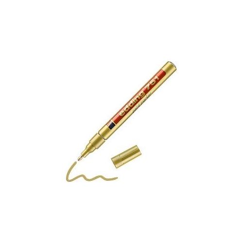 4004764498093 - edding 751 Permanent Lackmarker Gold Fein Rundspitze 1 - 2 mm