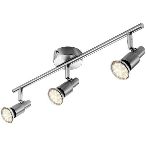 4262366752900 - Led Deckenleuchte Deckenlampe Dreh- und schwenkbar 3W GU10 IP20 Metall Warmweiß für Küche Wohnzimmer Schlafzimmer 3-flammig - Impts