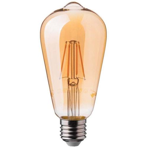 3800157683890 - Vtac - v-tac LED-Glühbirne E27 6W ST64 Filament Amber 2200K