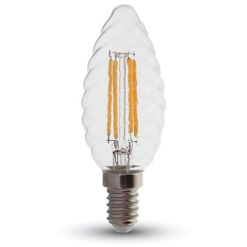 3800157683784 - Vtac - v-tac LED-Glühbirne E14 4W 100LM W Kerze Glühfaden 3000K Dimmbar