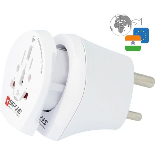 7640166320159 - Country Adapter World to Indien (5A) Reiseadapter 1500215-E (1500215-E) - Skross