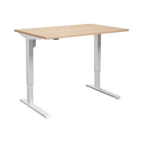 4061753259752 - eurokraft basic Schreibtisch Venla elektrisch höhenverstellbar gerade BxT 1200 x 800 mm Birke weiß 4061753259752 - eurokraft basic Schreibtisch Venla elektrisch höhenverstellbar gerade BxT 1200 x 800 mm Birke weiß