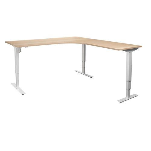 4061753259585 - Schreibtisch Atlanta elektrisch höhenverstellbar L-Form BxT 1800 x 2000 mm Birke weiß rechts 4061753259585 - Schreibtisch Atlanta elektrisch höhenverstellbar L-Form BxT 1800 x 2000 mm Birke weiß rechts