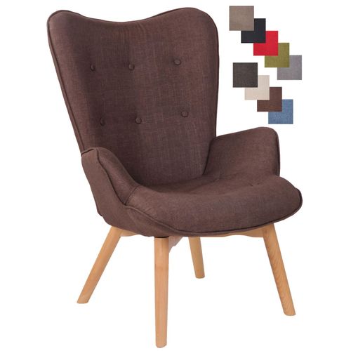 4251563476245 - Lounger Durham Mit Stoffbezug I Ohrensessel Mit Buchenholz Gestell I Loungesessel Mit Max Belastbarkeit Bis 136 kg