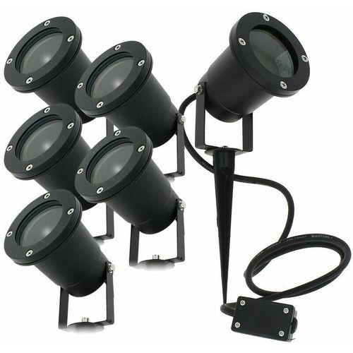 3700710809371 - Arum Lighting - Set mit 6 Außenstrahlern für led GU10 Gartenbeleuchtung