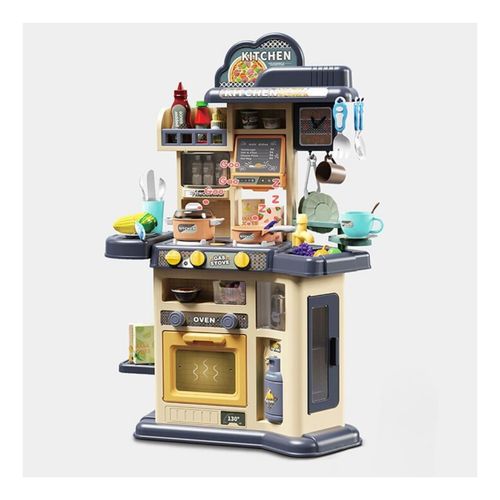 4260360017599 - Coemo Kinderküche Joe Spielküche BLAU mit viel Zubehör 4260360017599 - Coemo Kinderküche Joe Spielküche BLAU mit viel Zubehör