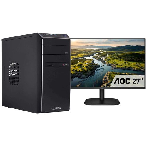 4046373622483 - E (A bis G) CAPTIVA Business-PC-Komplettsystem Power Starter R62-248 TFT Bundle Computer-Komplettsysteme Gr ohne Betriebssystem 16 GB RAM 480 GB SSD schwarz PC Sets