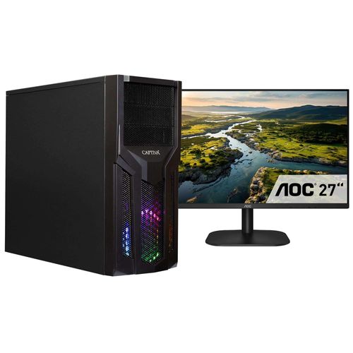 4046373622629 - E (A bis G) CAPTIVA Business-PC-Komplettsystem Power Starter R62-262 TFT Bundle Computer-Komplettsysteme Gr Microsoft Windows 11 Home (64 Bit) 8 GB RAM 250 GB SSD schwarz PC Sets