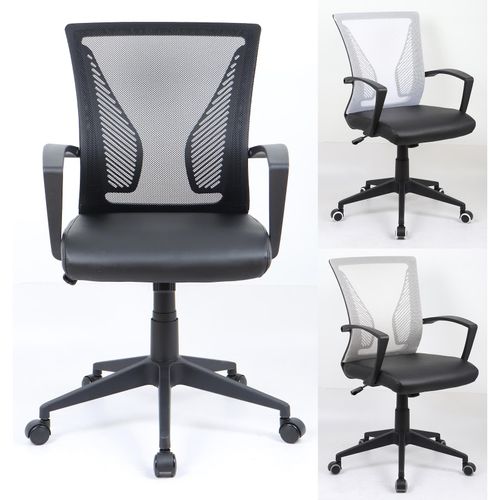 4051814439100 - Bürostuhl Schreibtischstuhl Jugendstuhl Drehstuhl Office Stuhl Besucherstuhl Offilo PU (Farbe Schwarz) 4051814439100 - Bürostuhl Schreibtischstuhl Jugendstuhl Drehstuhl Office Stuhl Besucherstuhl Offilo PU (Farbe Schwarz)