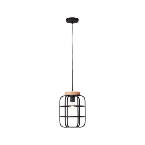4004353379475 - Lampe Gwen Pendelleuchte 1flg antik holz schwarz korund Metall Holz 1x A60 E27 40WNormallampen (nicht enthalten) - braun - Brilliant 4004353379475 - Lampe Gwen Pendelleuchte 1flg antik holz schwarz korund Metall Holz 1x A60 E27 40WNormallampen (nicht enthalten) - braun - Brilliant