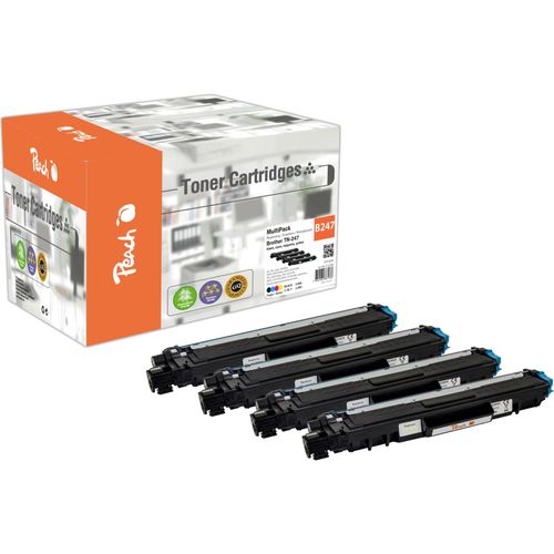 7640182387938 - B247 4 Toner XL (bk c m y) ersetzt Brother TN-247 für zB Brother DCPL 3550 CDW Brother MFCL 3750 CDW Brother MFCL 3770 CDW (wiederaufbereitet)