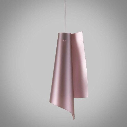 0750958221780 - Linea Zero - Pendelleuchte aus Polilux vela Rosa Durchmesser 19 x H49 cm