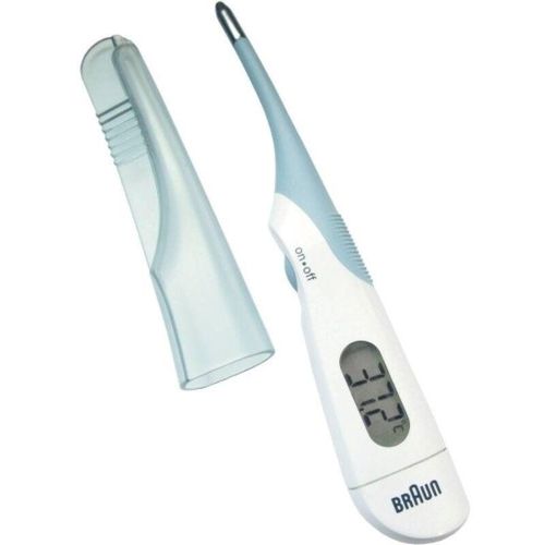 4022167100252 - BRAUN Thermometer Digital PRT1000CE High Speed Thermometer Thermometer (inkl Batterie) + Schutzkappe + Anleitung 1 Stk