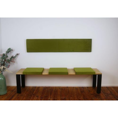 4260474664771 - Lycce XXL Wandkissen Wandpolster mit Montage-Set Samt FRESH 15m 4260474664771 - Lycce XXL Wandkissen Wandpolster mit Montage-Set Samt FRESH 15m