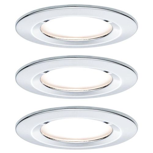4000870934999 - LED Einbauleuchte 3-Step-Dim Nova Coin Basisset starr IP44 rund 78mm Coin 3x6W 3x470lm 230V dimmbar 2700K Chrom 4000870934999 - LED Einbauleuchte 3-Step-Dim Nova Coin Basisset starr IP44 rund 78mm Coin 3x6W 3x470lm 230V dimmbar 2700K Chrom