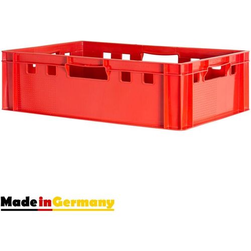 4059419141213 - Fleischkiste E2 Fleischkiste Rot Fleischerkiste Fleischkisten Kiste Fleischkiste Eurobox Lebensmittelecht 60 x 40 Metzgerkiste Auswahl Kingpower